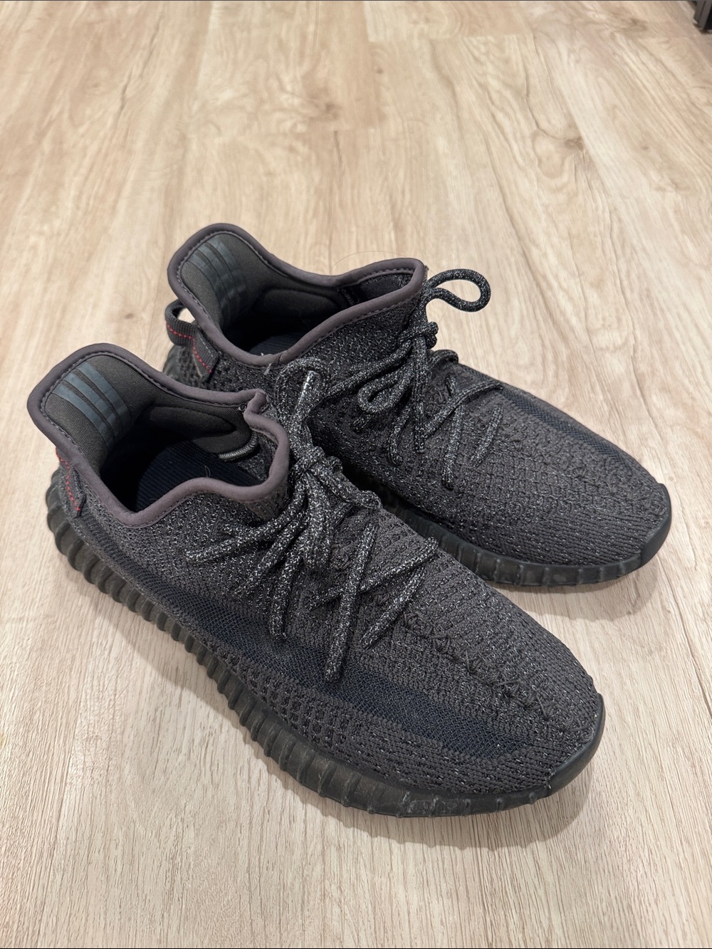 Yeezy Boost 350 V2 Core Black Reflective Sneakers